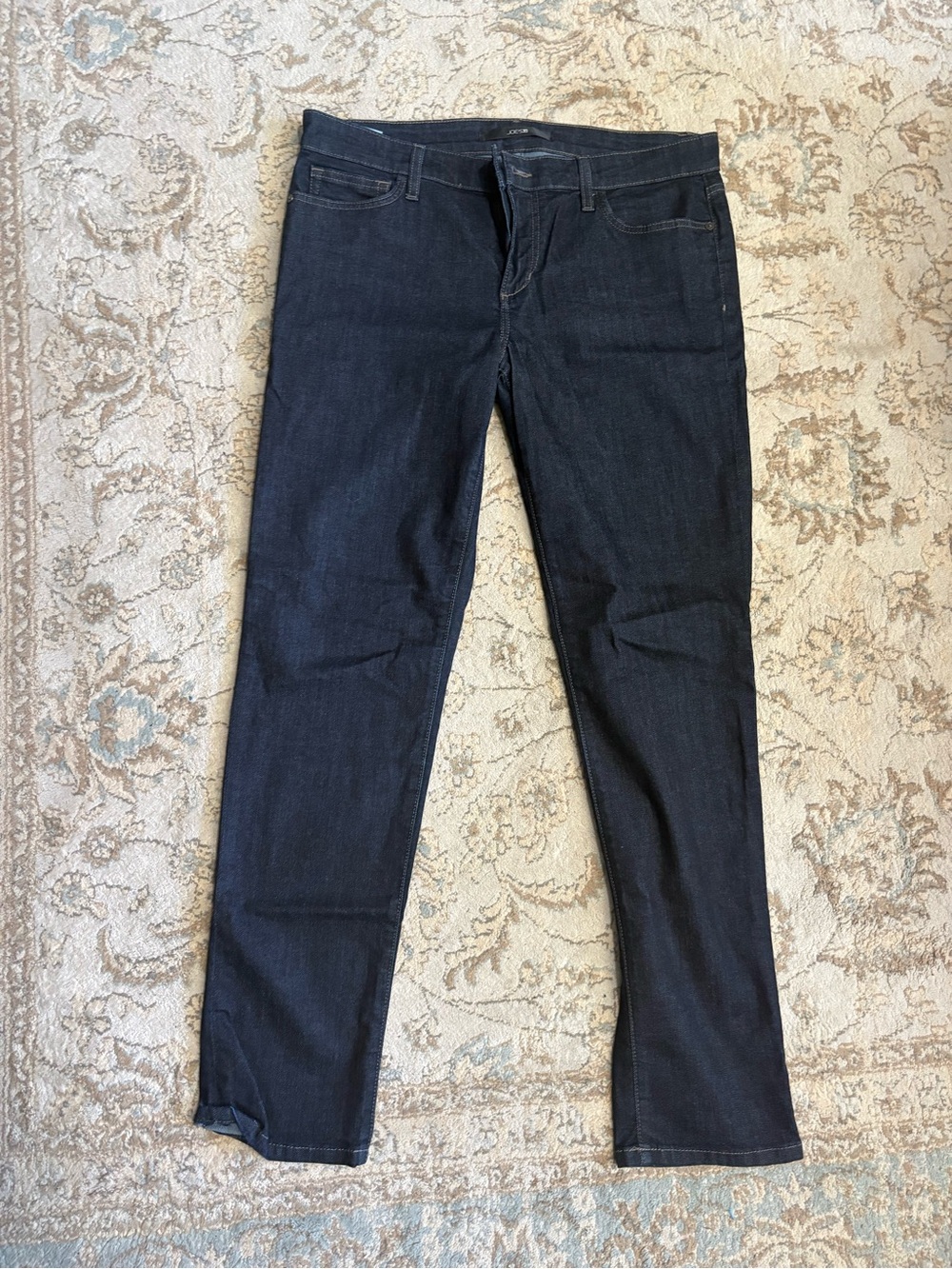 Joe's Jeans Dark Blue Straight Leg Jeans